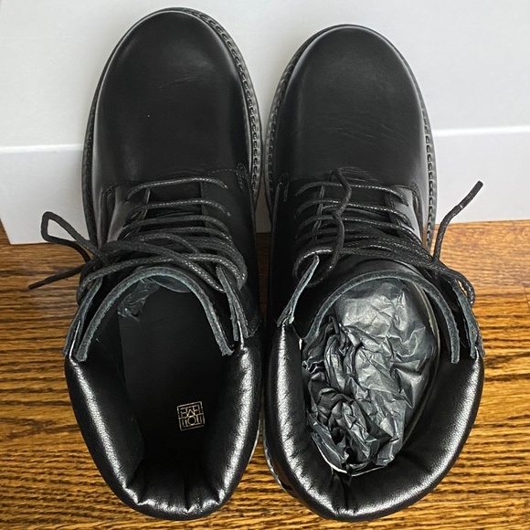 NWT TOTEME The Husky Leather Combat Boots - Sz IT 36(6) - Picture 8 of 16